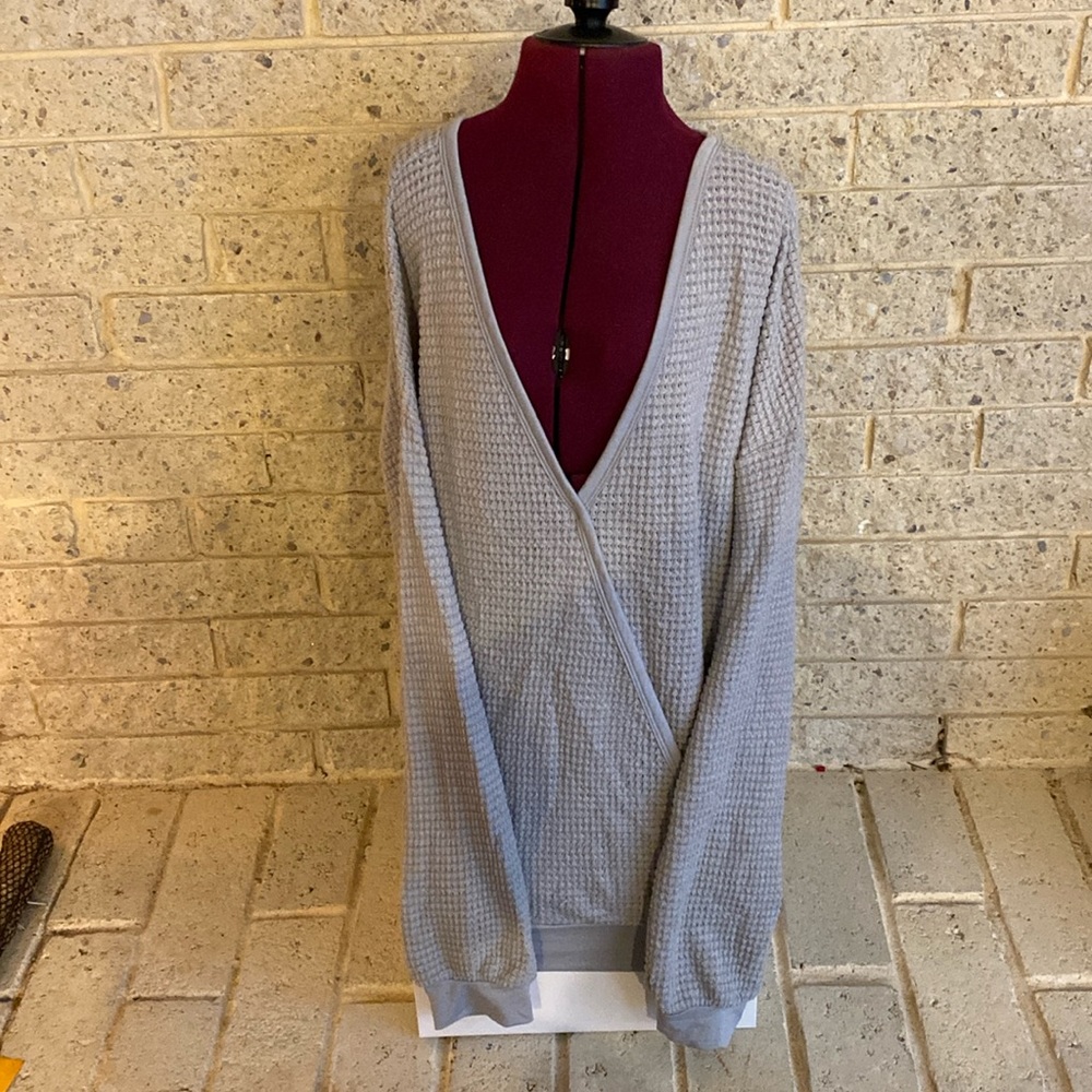 Gray sweater
